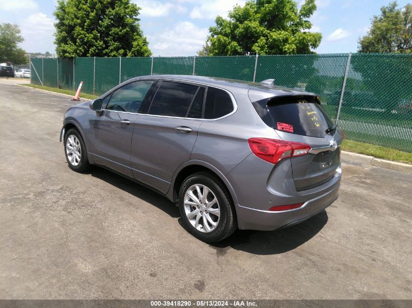 2019 Buick Envision Fwd Preferred VIN: LRBFXBSAXKD013954 Lot: 39418290