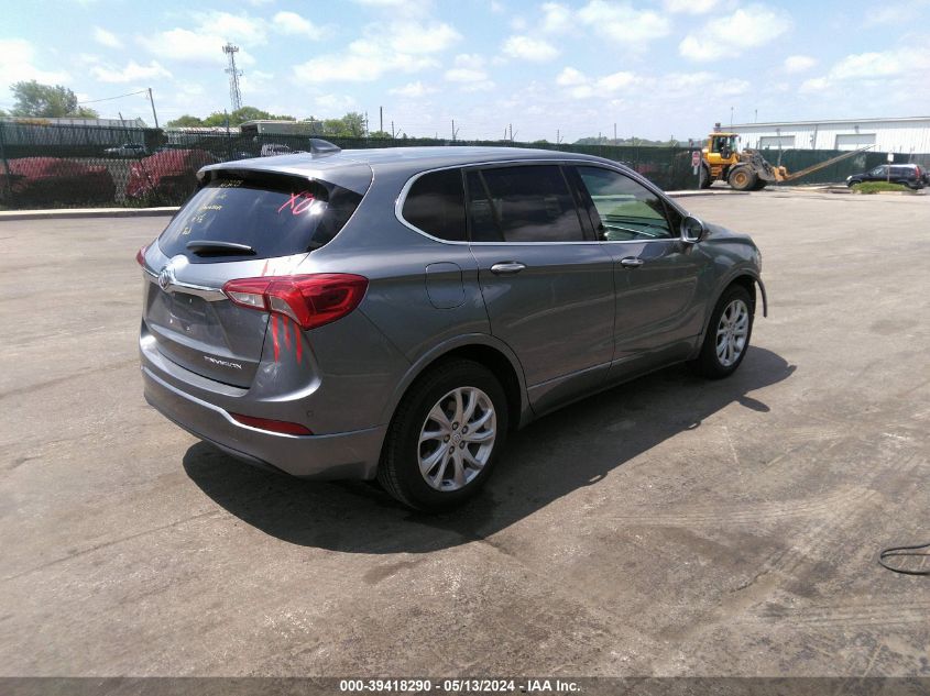 2019 Buick Envision Fwd Preferred VIN: LRBFXBSAXKD013954 Lot: 39418290