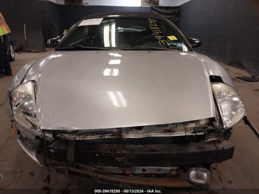 2002 Mitsubishi Eclipse Spyder Gs VIN: 4A3AE45G92E087239 Lot: 39418295