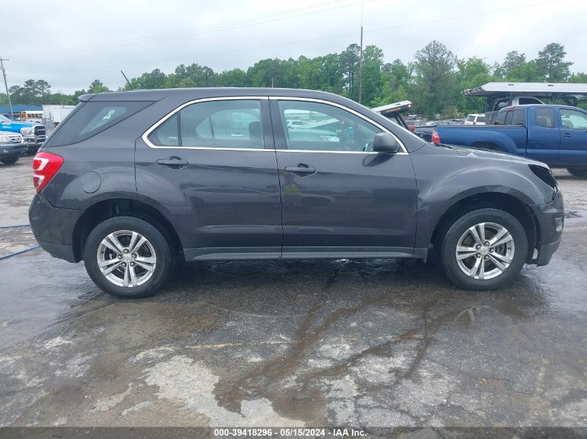 2016 Chevrolet Equinox Ls VIN: 2GNALBEK5G6322451 Lot: 39418296