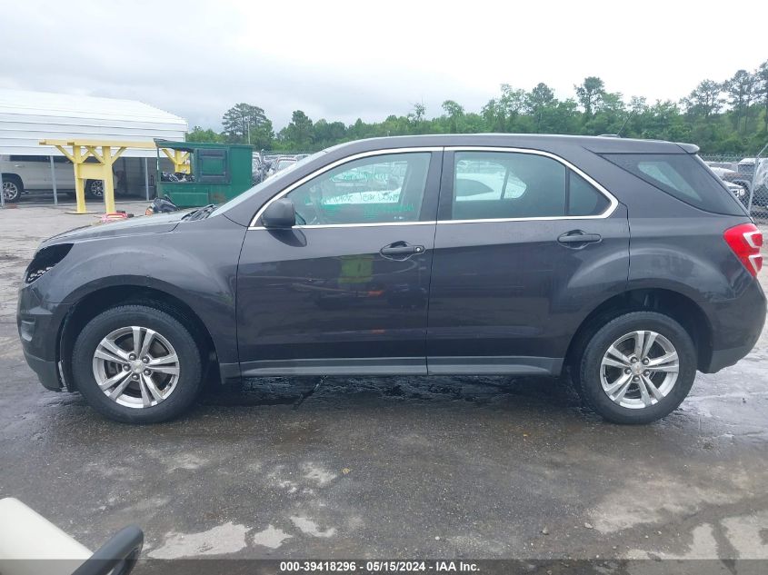 2016 Chevrolet Equinox Ls VIN: 2GNALBEK5G6322451 Lot: 39418296