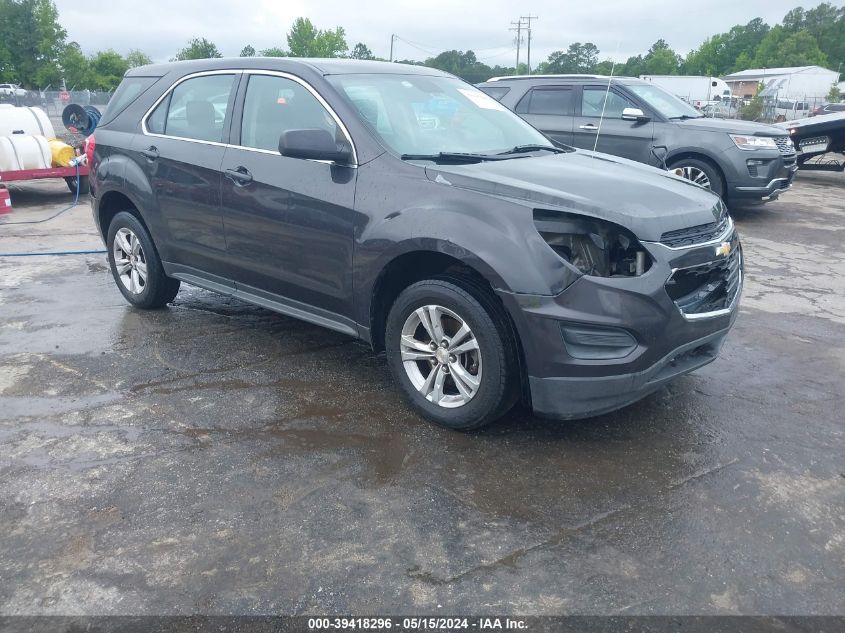 2016 CHEVROLET EQUINOX LS - 2GNALBEK5G6322451