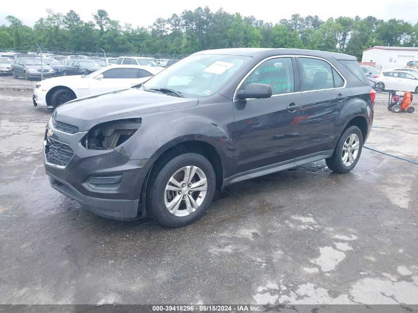 2016 Chevrolet Equinox Ls VIN: 2GNALBEK5G6322451 Lot: 39418296