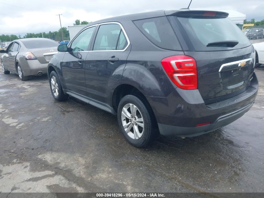 2016 Chevrolet Equinox Ls VIN: 2GNALBEK5G6322451 Lot: 39418296