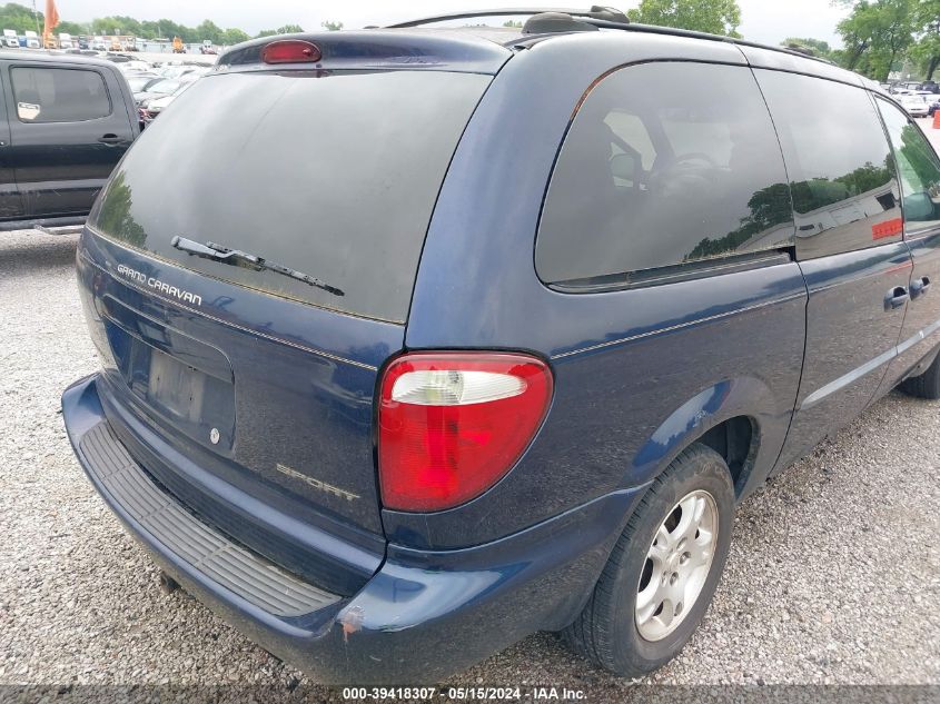 2003 Dodge Grand Caravan Sport VIN: 2D4GP44L93R274400 Lot: 39418307