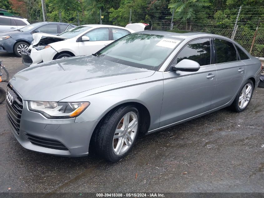 2012 Audi A6 2.0T Premium VIN: WAUCFAFC0CN144364 Lot: 39418308