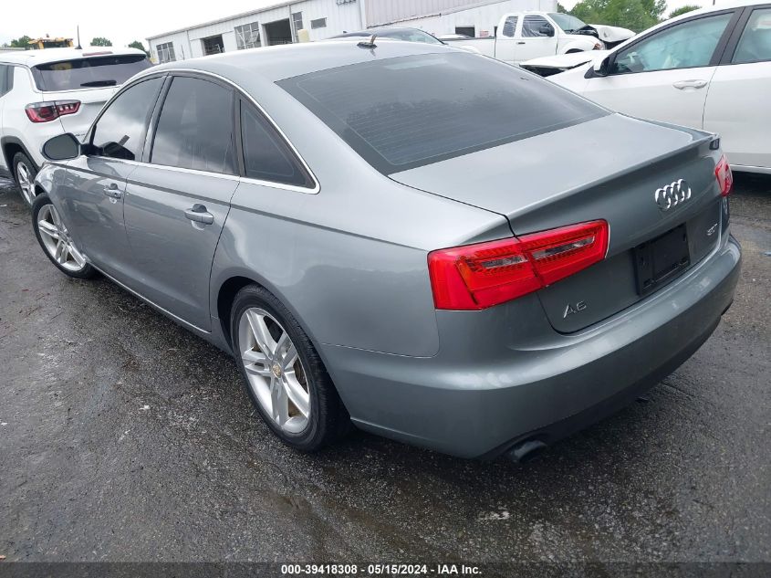 2012 Audi A6 2.0T Premium VIN: WAUCFAFC0CN144364 Lot: 39418308
