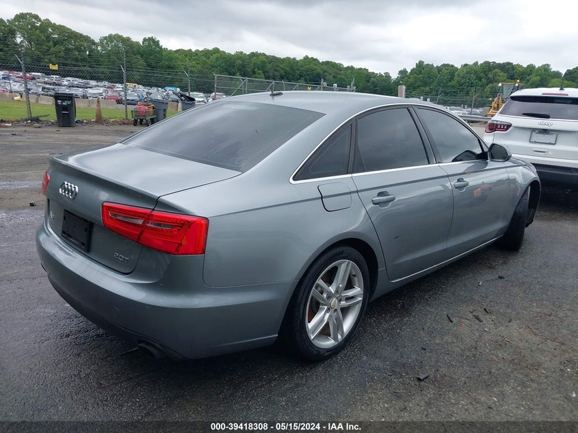 2012 Audi A6 2.0T Premium VIN: WAUCFAFC0CN144364 Lot: 39418308