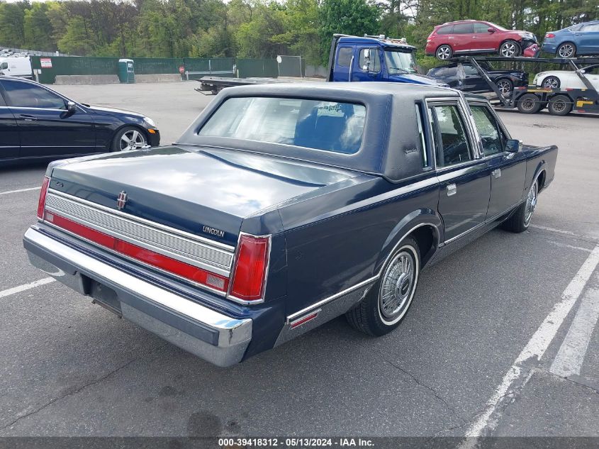 1989 Lincoln Town Car Signature VIN: 1LNBM82F8KY710437 Lot: 39418312