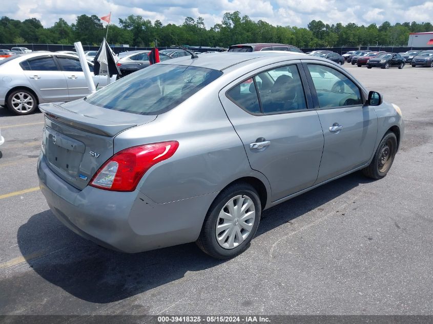 2014 Nissan Versa 1.6 Sv VIN: 3N1CN7AP8EK460786 Lot: 39418325