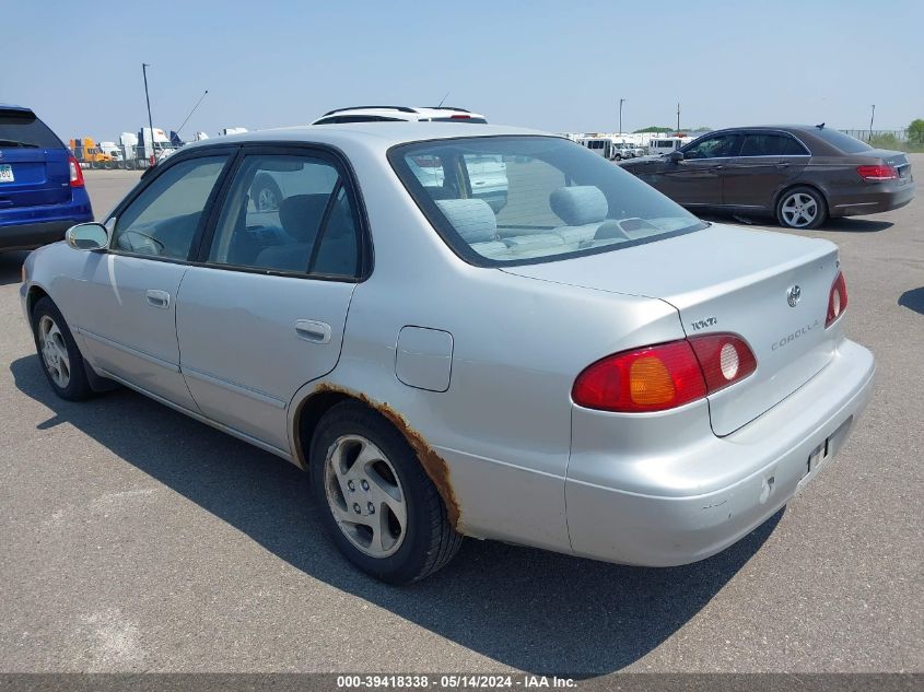 2001 Toyota Corolla Le VIN: 2T1BR12E01C451031 Lot: 39418338