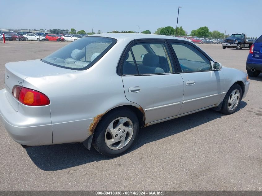 2001 Toyota Corolla Le VIN: 2T1BR12E01C451031 Lot: 39418338