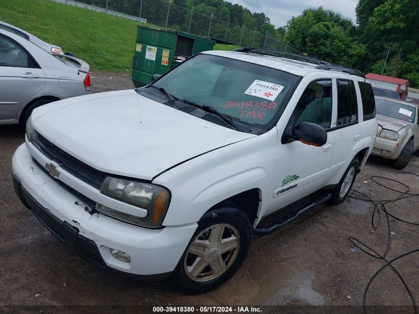 2002 Chevrolet Trailblazer Ltz VIN: 1GNDT13S022172345 Lot: 39418380