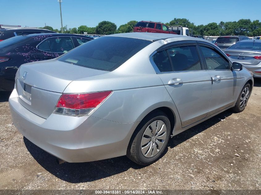 2008 Honda Accord 2.4 Lx VIN: 1HGCP263X8A022178 Lot: 39418381