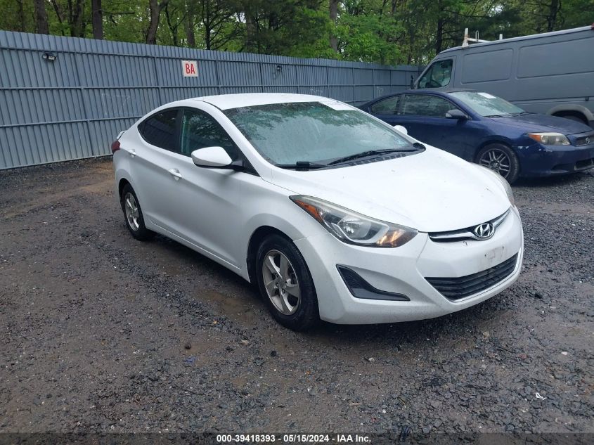 2015 Hyundai Elantra Se VIN: 5NPDH4AE3FH641795 Lot: 39418393