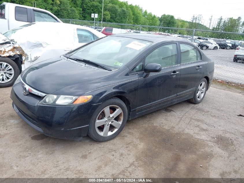 2006 Honda Civic Ex VIN: 1HGFA168X6L078434 Lot: 39418407