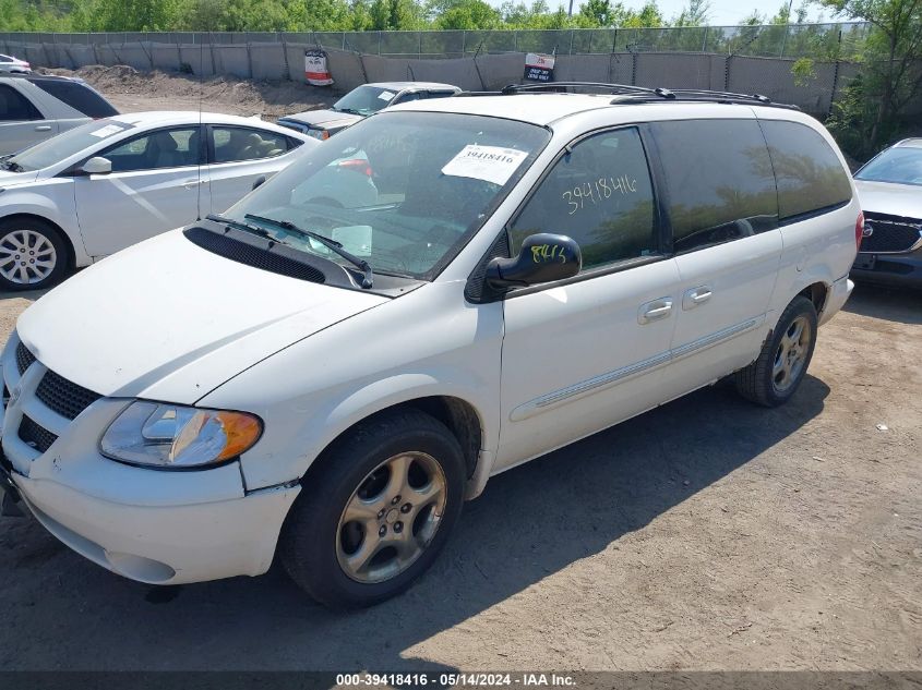 2002 Dodge Grand Caravan Es VIN: 2B8GP54L62R559228 Lot: 39418416