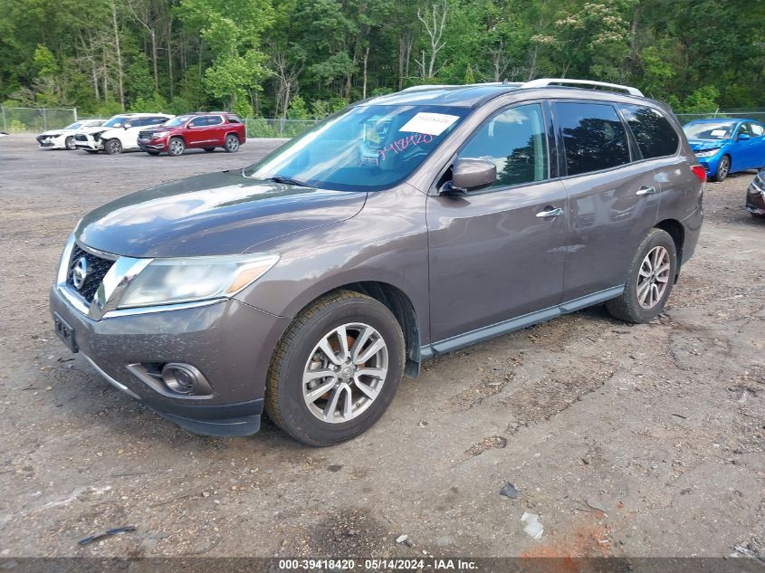 2015 Nissan Pathfinder S VIN: 5N1AR2MN5FC669413 Lot: 39418420