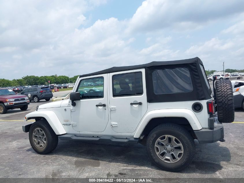 2014 Jeep Wrangler Unlimited Sahara VIN: 1C4BJWEG0EL196347 Lot: 39418422