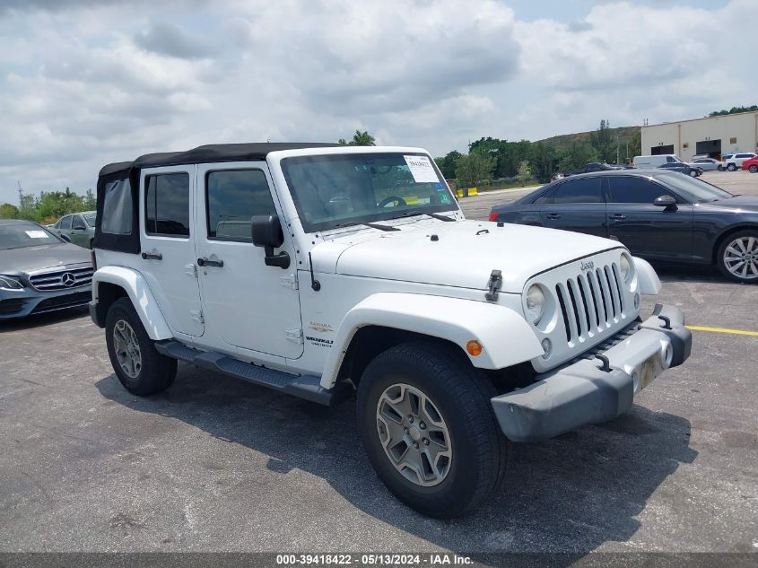 2014 Jeep Wrangler Unlimited Sahara VIN: 1C4BJWEG0EL196347 Lot: 39418422