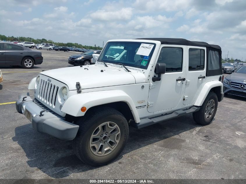 2014 Jeep Wrangler Unlimited Sahara VIN: 1C4BJWEG0EL196347 Lot: 39418422