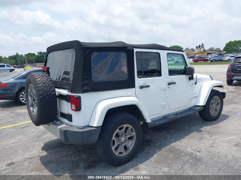 2014 Jeep Wrangler Unlimited Sahara VIN: 1C4BJWEG0EL196347 Lot: 39418422