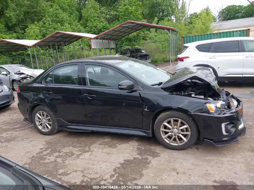 2016 Mitsubishi Lancer Es VIN: JA32U2FU2GU010016 Lot: 39418424