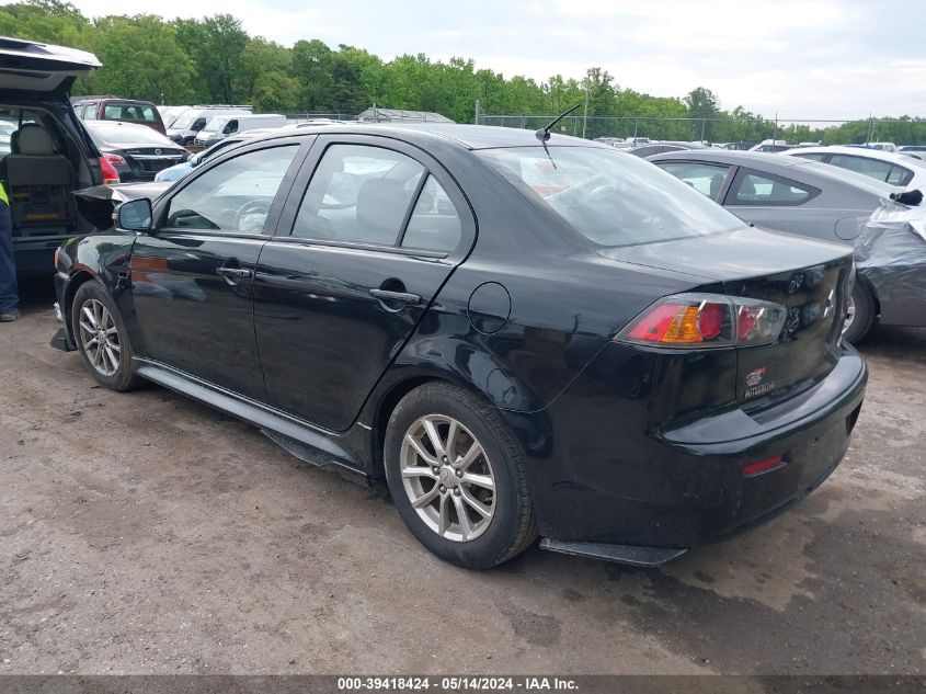 2016 Mitsubishi Lancer Es VIN: JA32U2FU2GU010016 Lot: 39418424