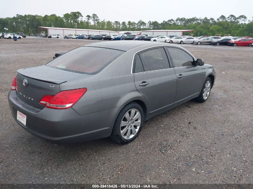 2006 Toyota Avalon Xls VIN: 4T1BK36B26U157362 Lot: 39418426