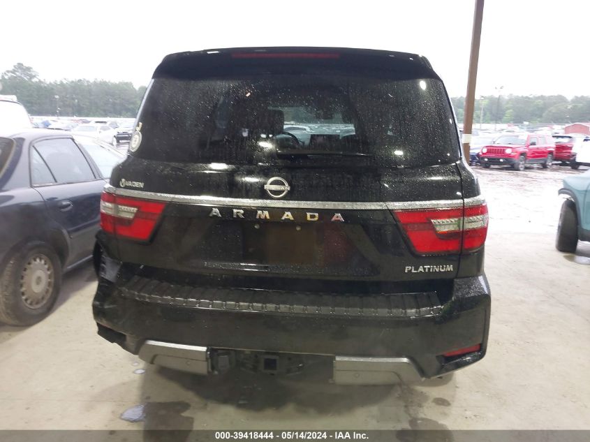 2021 Nissan Armada Platinum VIN: JN8AY2DAXM9373158 Lot: 39418444