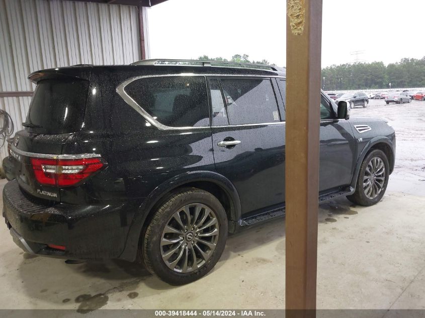 2021 Nissan Armada Platinum VIN: JN8AY2DAXM9373158 Lot: 39418444