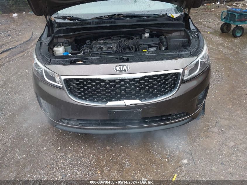 2016 Kia Sedona Lx VIN: KNDMB5C1XG6148872 Lot: 39418458