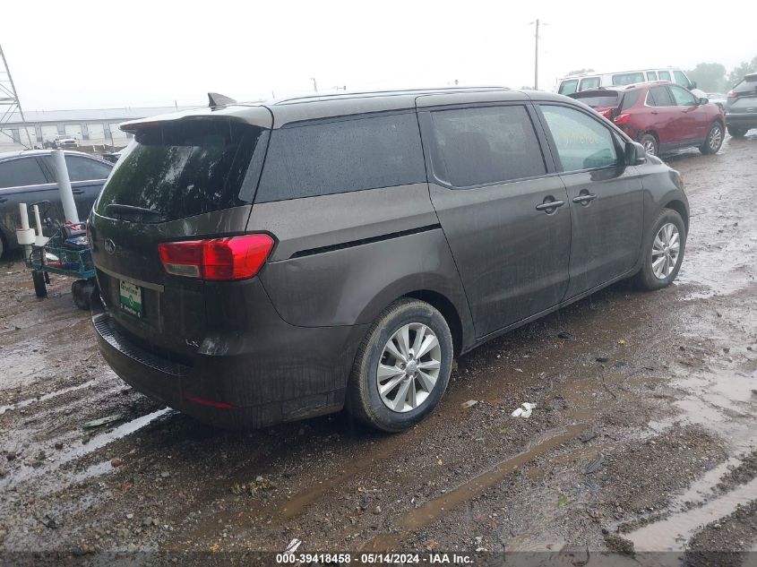 2016 Kia Sedona Lx VIN: KNDMB5C1XG6148872 Lot: 39418458