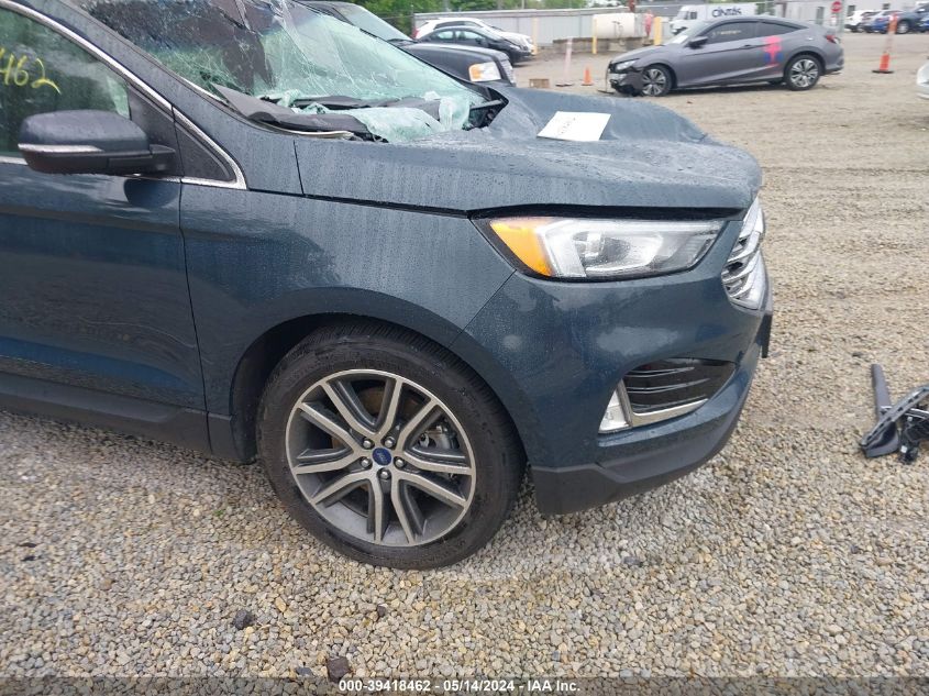 2019 Ford Edge Titanium VIN: 2FMPK4K96KBC45863 Lot: 39418462