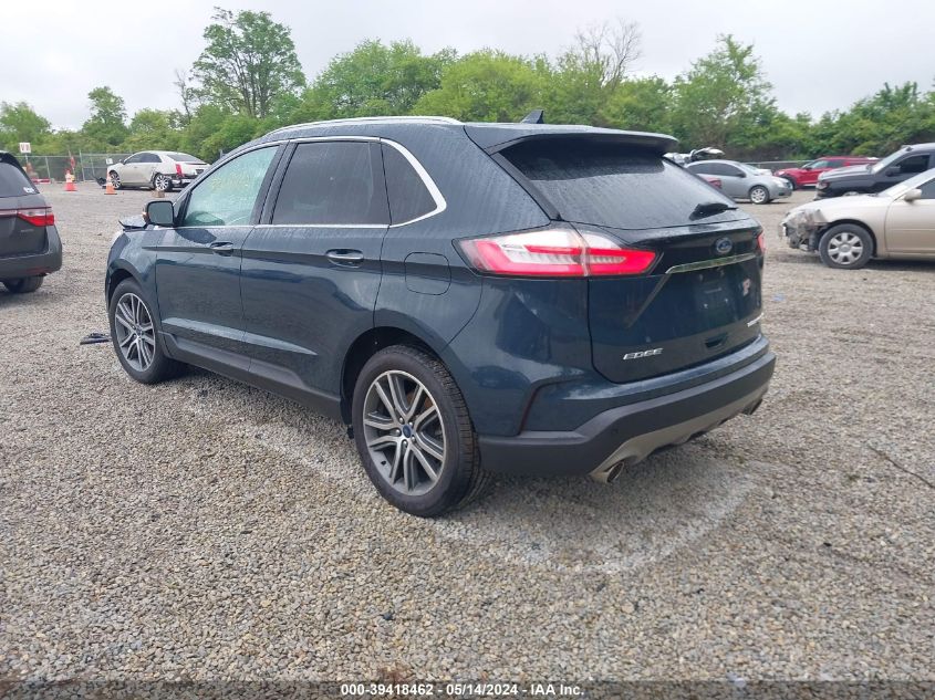 2019 Ford Edge Titanium VIN: 2FMPK4K96KBC45863 Lot: 39418462