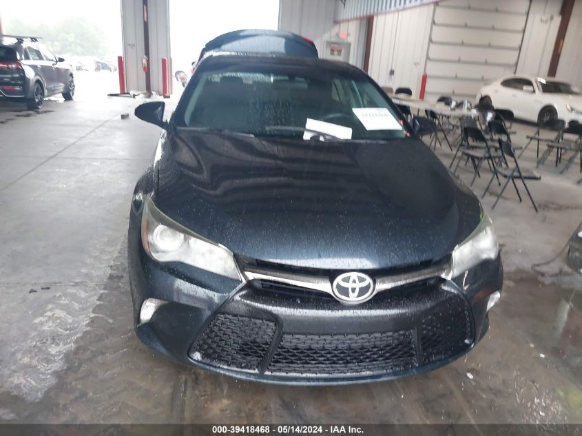 2016 Toyota Camry Se VIN: 4T1BF1FK7GU255958 Lot: 39418468