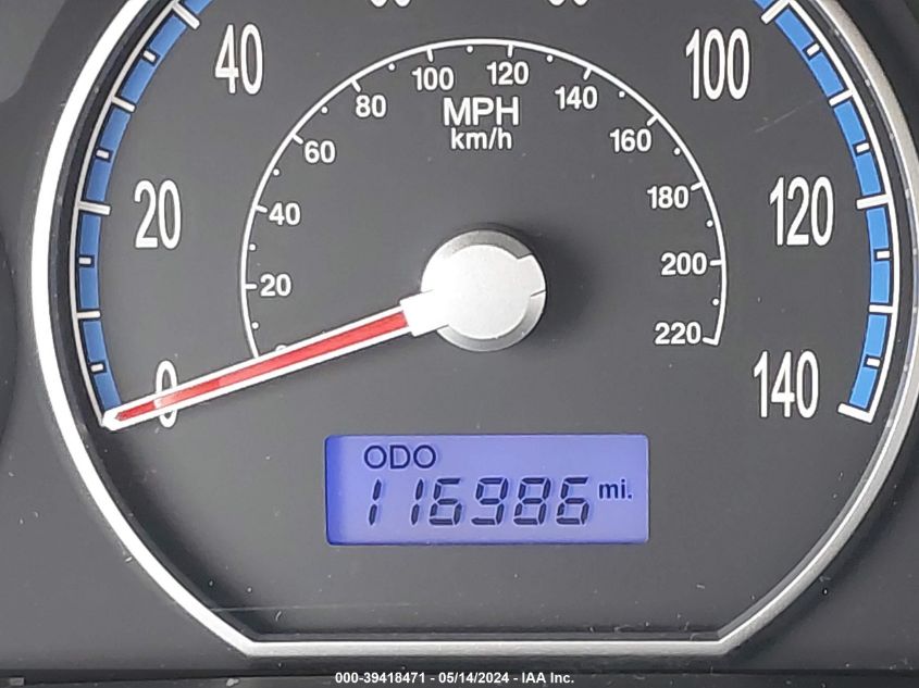 2008 Hyundai Santa Fe Gls VIN: 5NMSG13D58H221582 Lot: 39418471