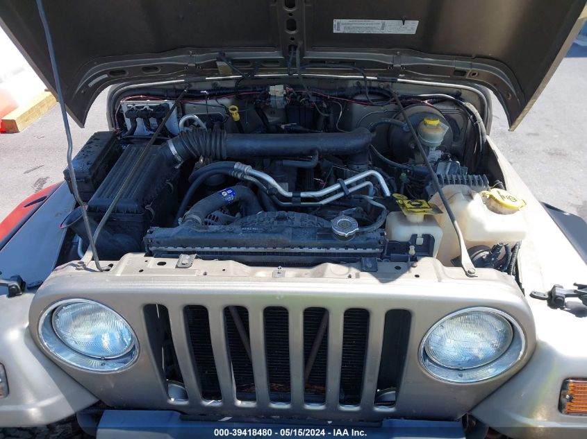 2003 Jeep Wrangler Sport VIN: 1J4FA49SX3P325120 Lot: 39418480