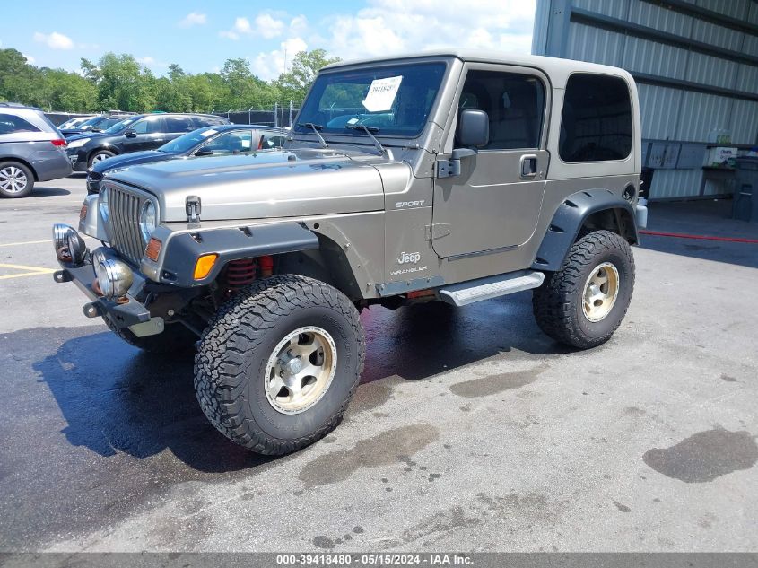 2003 Jeep Wrangler Sport VIN: 1J4FA49SX3P325120 Lot: 39418480