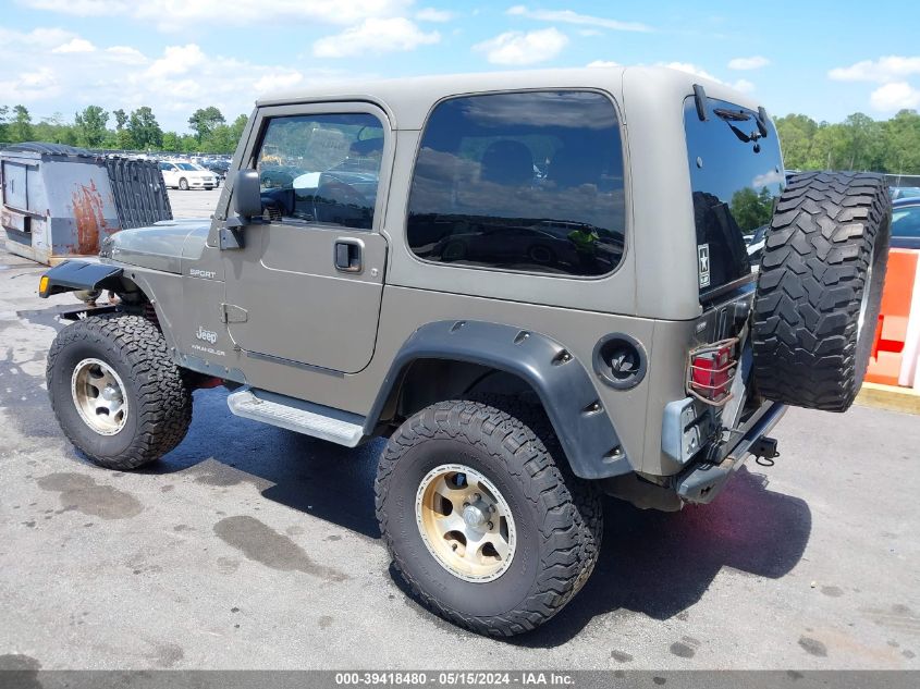 2003 Jeep Wrangler Sport VIN: 1J4FA49SX3P325120 Lot: 39418480