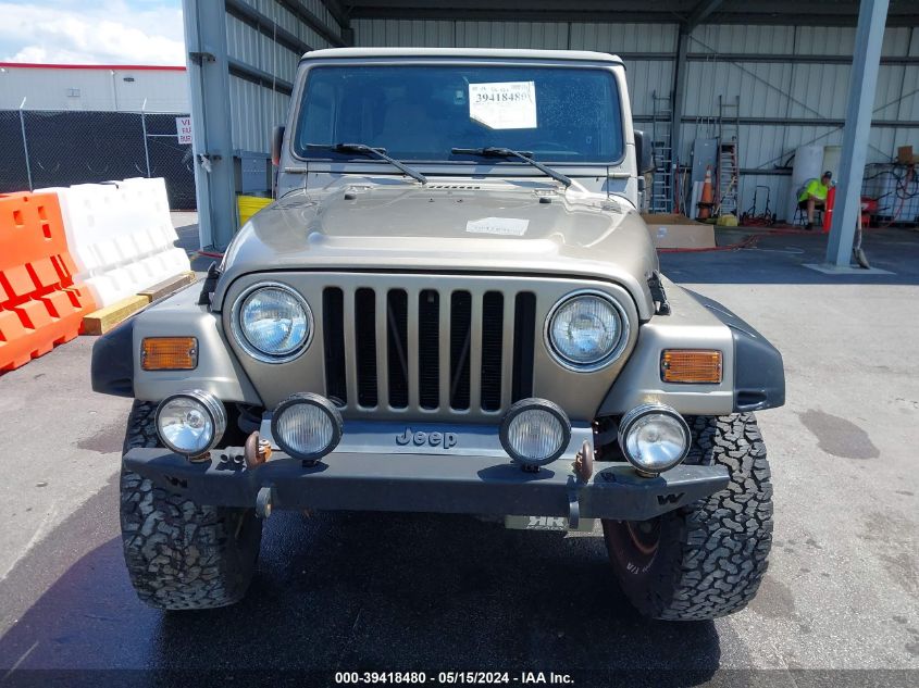 2003 Jeep Wrangler Sport VIN: 1J4FA49SX3P325120 Lot: 39418480