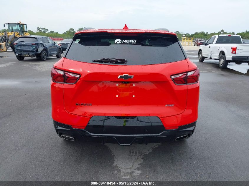 2019 Chevrolet Blazer Rs VIN: 3GNKBERS1KS609508 Lot: 39418494