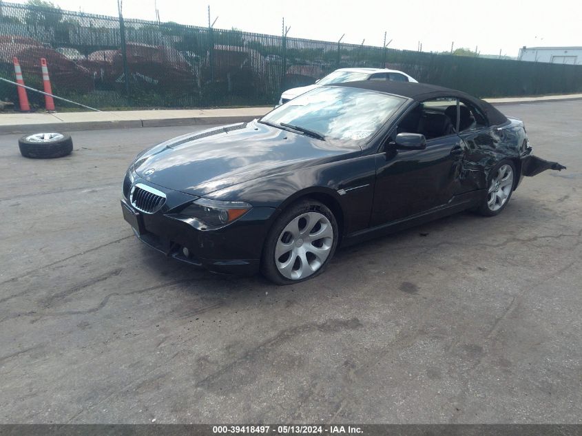 2006 BMW 650I VIN: WBAEK13446CN72150 Lot: 39418497