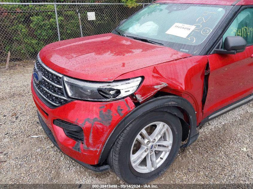 2022 Ford Explorer Xlt VIN: 1FMSK8DH9NGB21931 Lot: 39418498