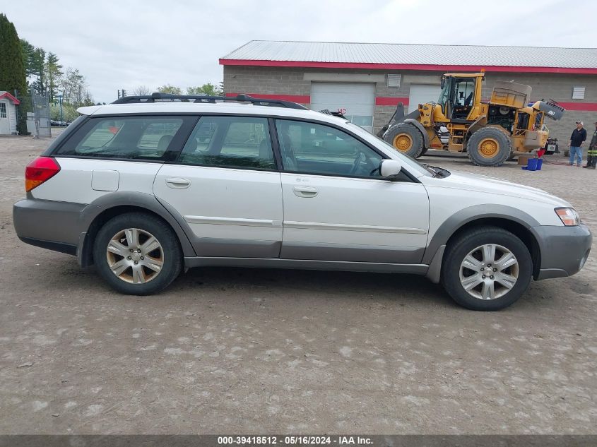 2005 Subaru Outback 2.5I Limited VIN: 4S4BP62C957376074 Lot: 39418512