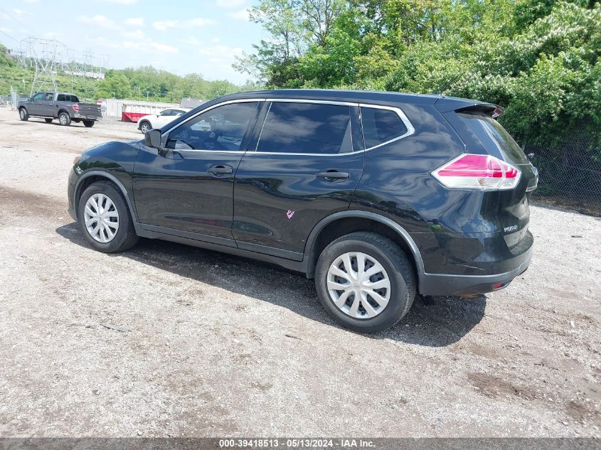 2016 Nissan Rogue S VIN: KNMAT2MV7GP621864 Lot: 39418513