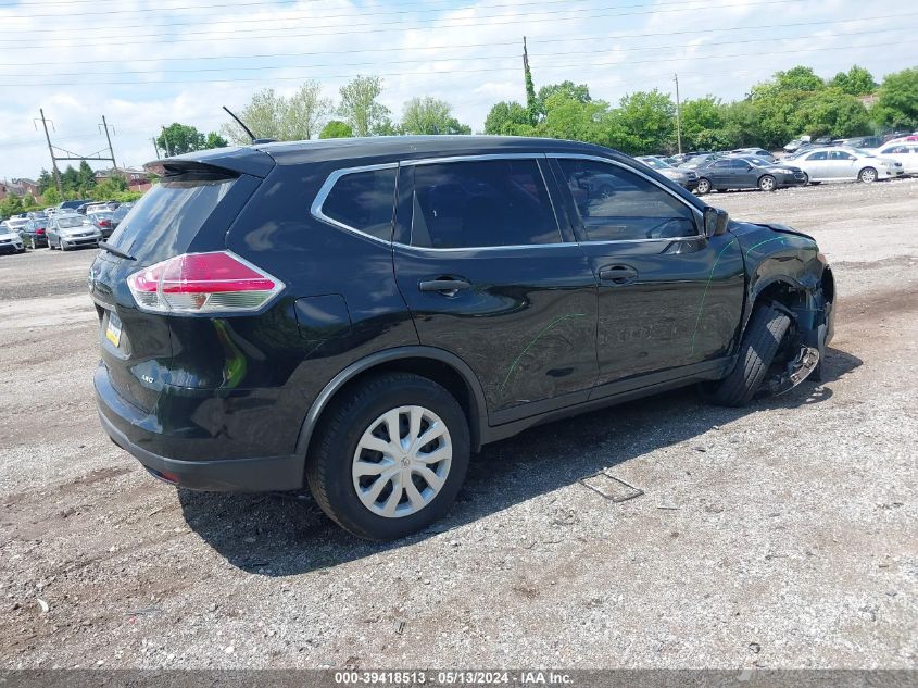 2016 Nissan Rogue S VIN: KNMAT2MV7GP621864 Lot: 39418513