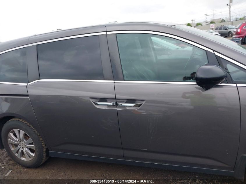 2015 Honda Odyssey Ex-L VIN: 5FNRL5H65FB100576 Lot: 39418519