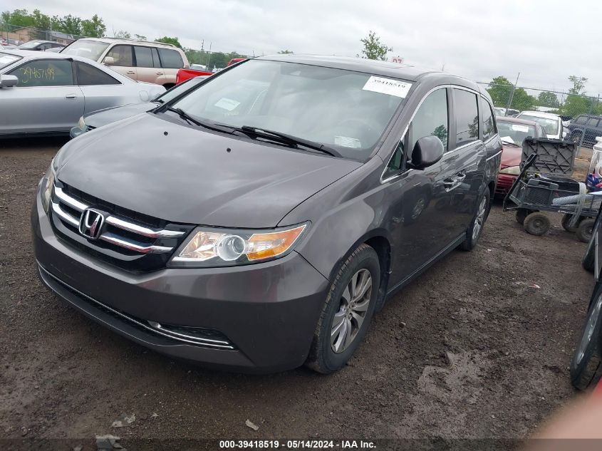 2015 Honda Odyssey Ex-L VIN: 5FNRL5H65FB100576 Lot: 39418519