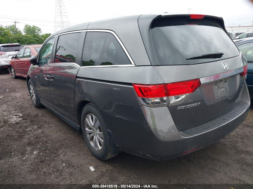 2015 Honda Odyssey Ex-L VIN: 5FNRL5H65FB100576 Lot: 39418519